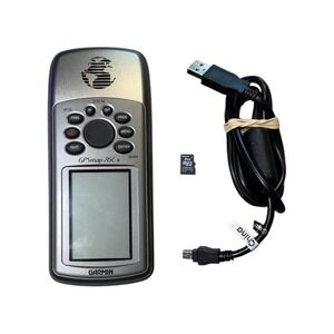 Garmin GPSmap 76Cx Handheld Marine GPS Navigator with USB Cable Silver Black